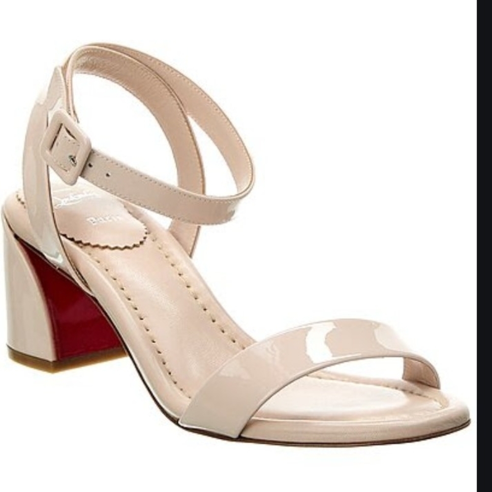 Christian Louboutin Miss Sabina 55 Mm Block Heel Sandals